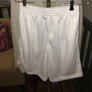 White Gym Shorts